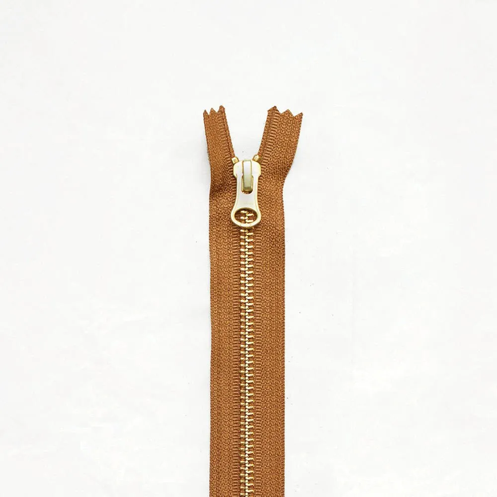 13" Brass Zippers - Mystery Value Packs