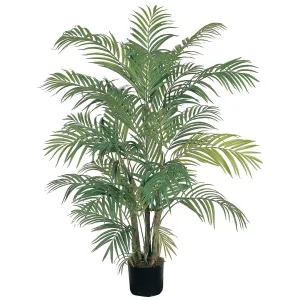 4' Artificial Areca Silk Palm Tree - Low Maintenance, Life-Like & Vibrant Silk Trees For Busy People.