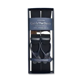 Albert Thurston Boxcloth Braces in Black