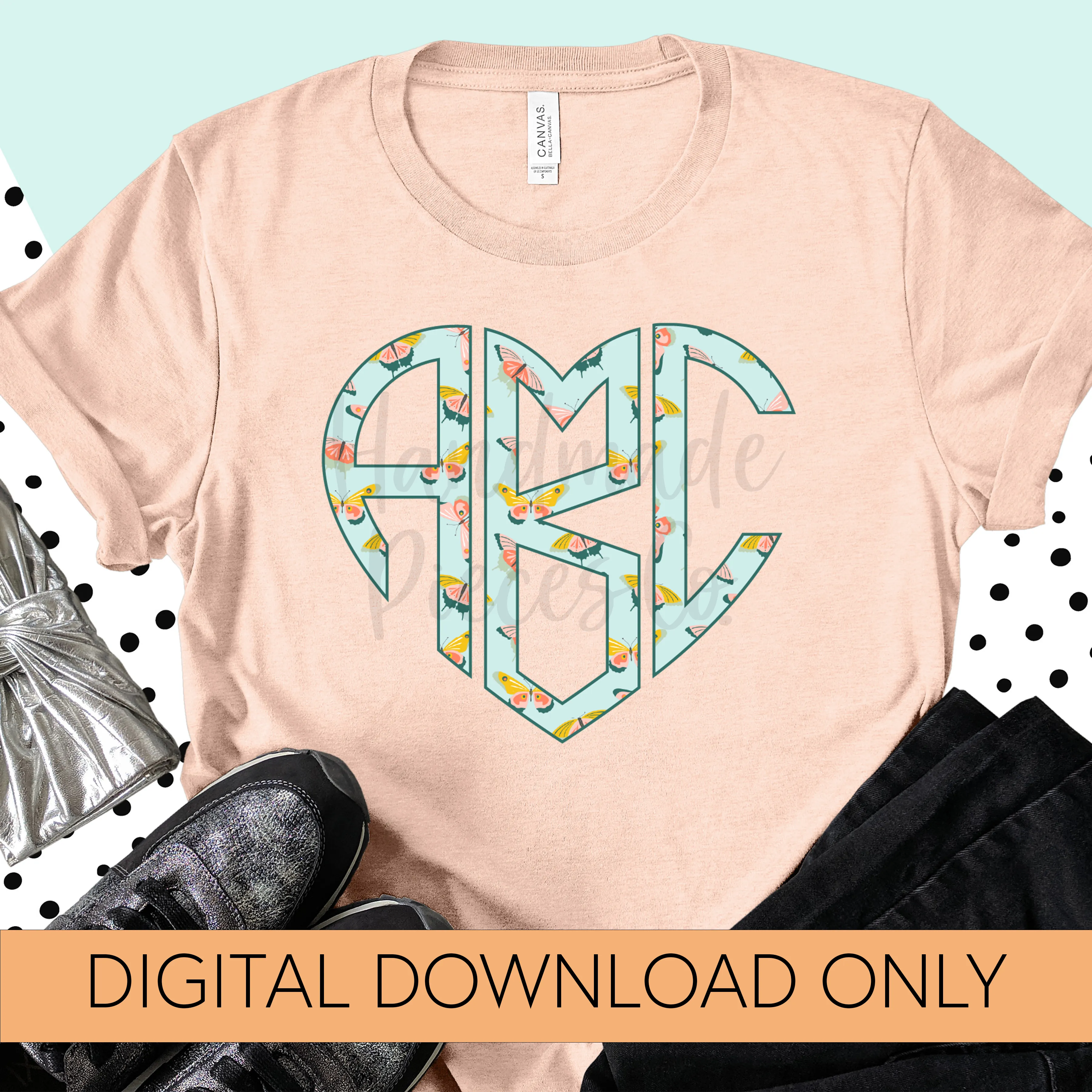 Butterfly Monogram - Multiple Styles - Digital Download