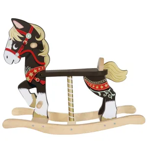 Classic Wooden Rocking Horse