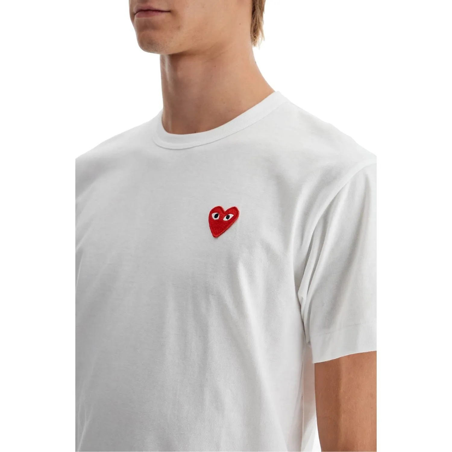 Comme Des Garcons Play unisex heart patch t-shirt with