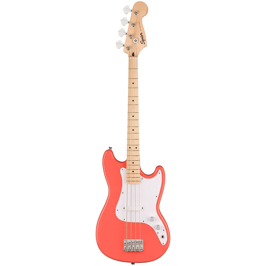 Fender 037-3802-511 Squier Sonic Bronco Bass Guitar Tahitian Coral