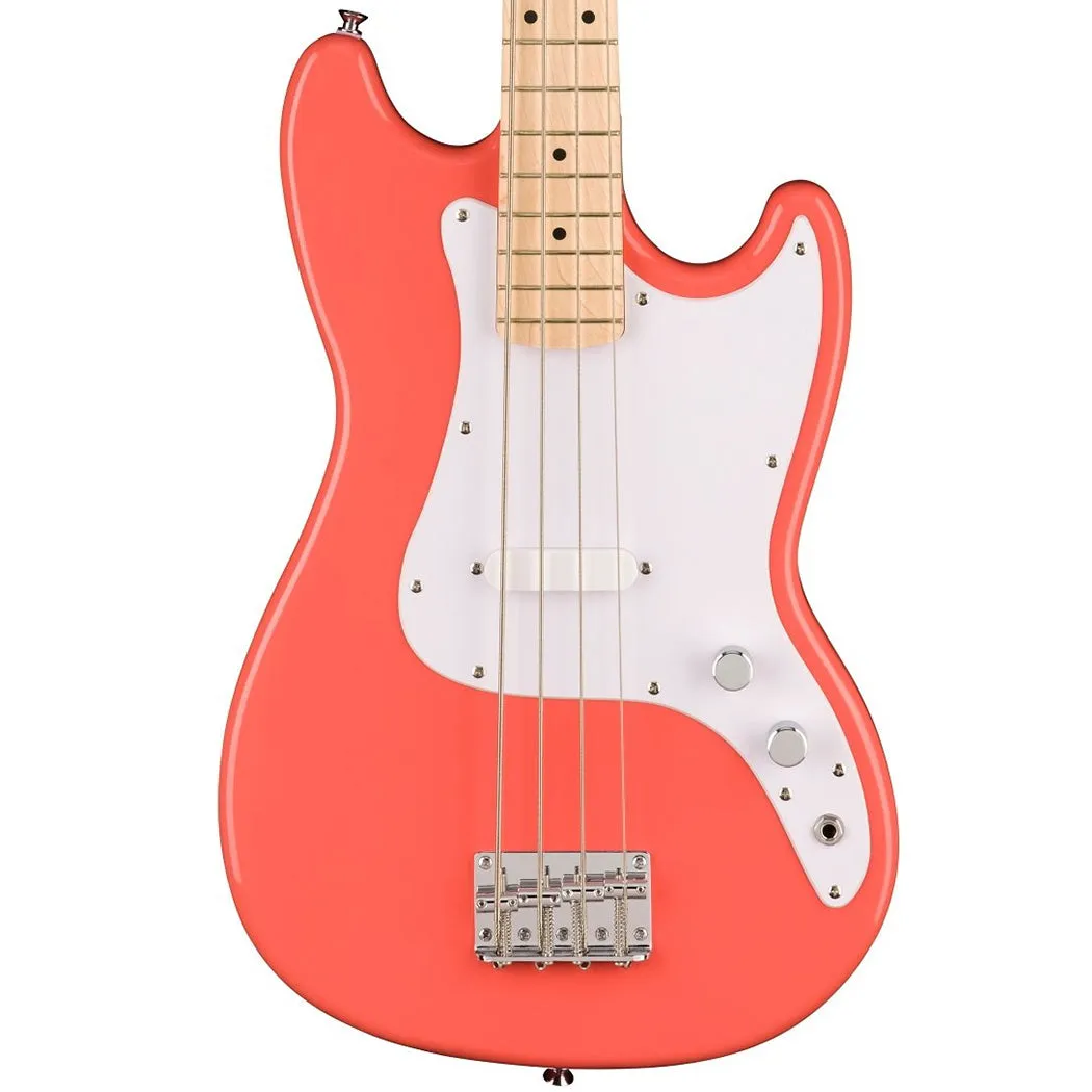 Fender 037-3802-511 Squier Sonic Bronco Bass Guitar Tahitian Coral