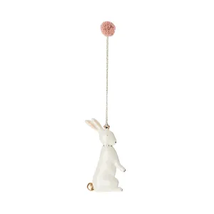 Maileg Sitting White Bunny Easter Decoration - No2